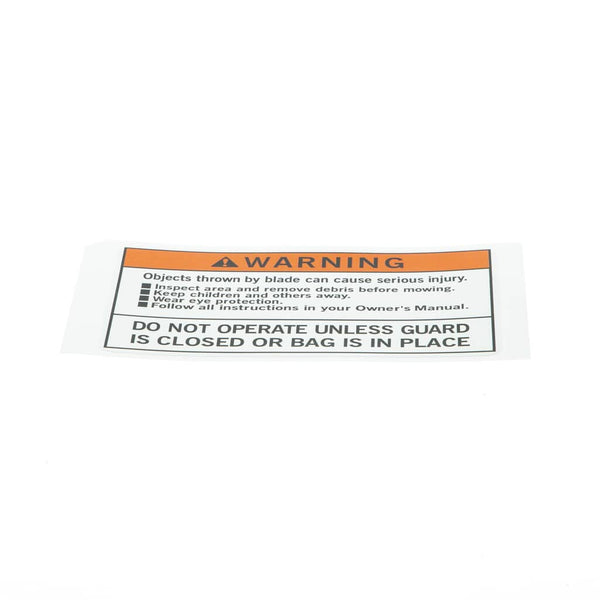 Honda 87114-VE2-010 Label, Warning