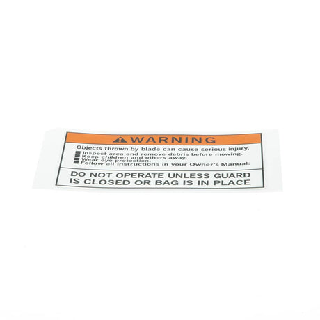 This is a genuine Honda 87114-VE2-010 LABEL, WARNING