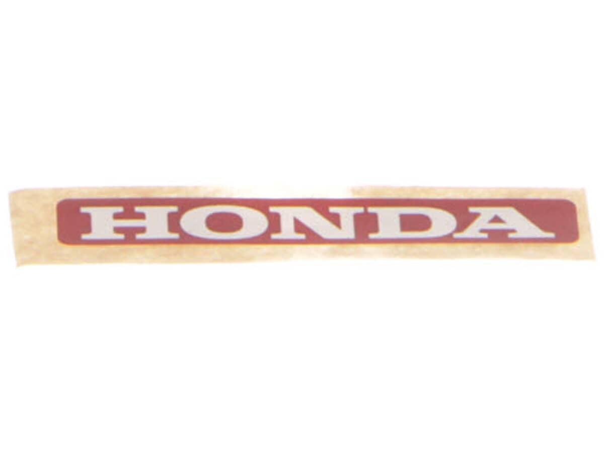 This is a genuine Honda 87531-Z0Y-M11ZA MARK- HONDA - TYPE1 - RED