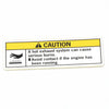 Honda 87539-ZT3-C31 SUP; Mark, Ex. Caution