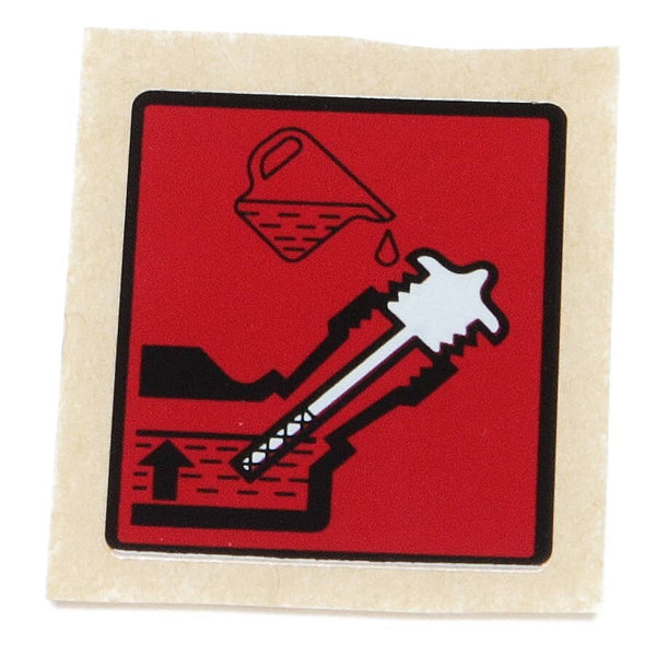 Honda 87594-VG3-010 MARK- Oil Caution