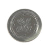 GE WR02X35066 CHROME GE BADGE