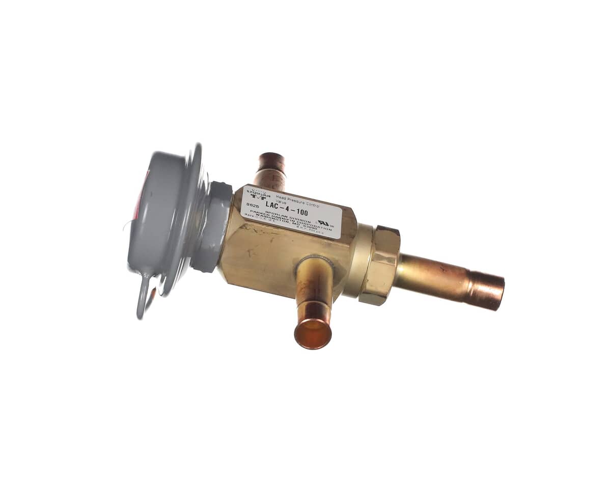 This is a genuine Heatcraft 29325302 VALVE-HD PRS LAC-4-100 3/8-INC