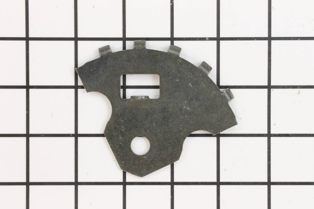 This is a genuine Husqvarna 532407492 WHEEL ADJUSTING BRACKET