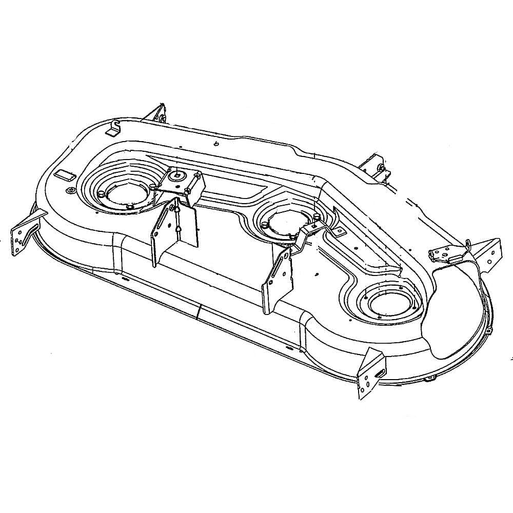 This is a genuine Husqvarna 532418230 DECK WELDMENT MOWER