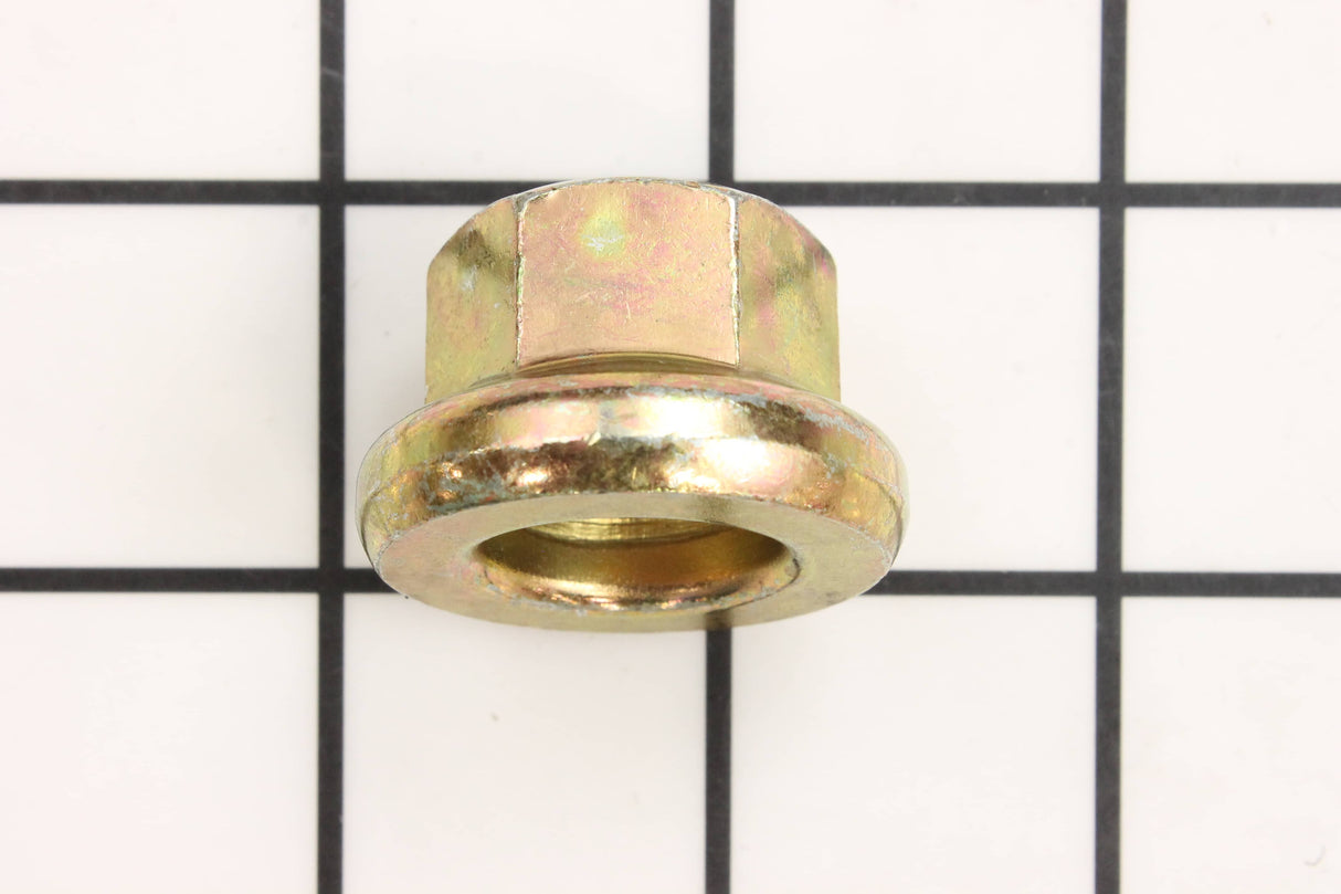 This is a genuine Husqvarna 596134801 FLANGE TOP LOCK NUT