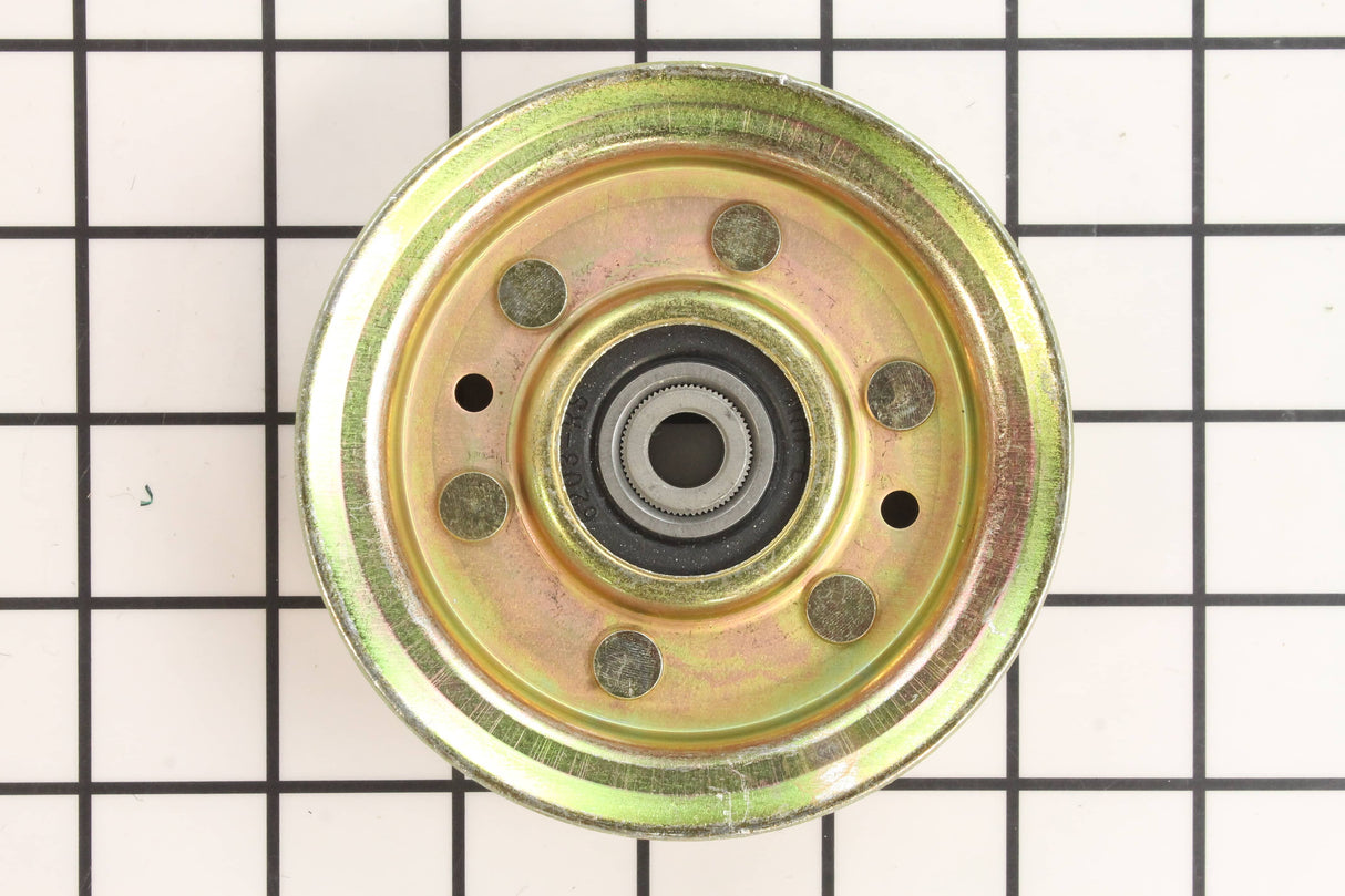 This is a genuine Husqvarna 597025001 IDLER PULLEY