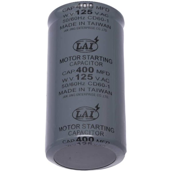Jet JT9-C-400125 Capacitor 400 Mfd 125 Vac