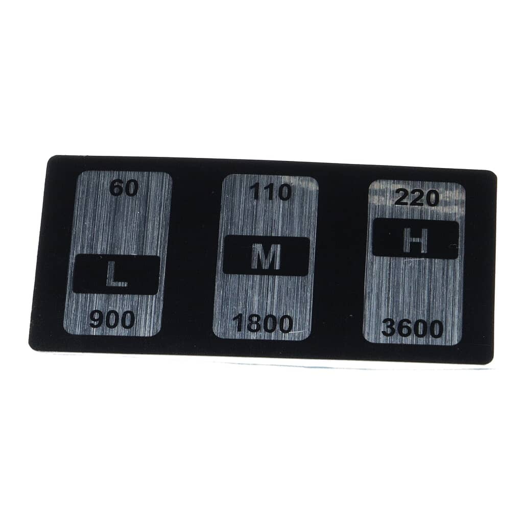 This is a genuine Jet JT9-JWL1221VS-126 SPEED LABEL