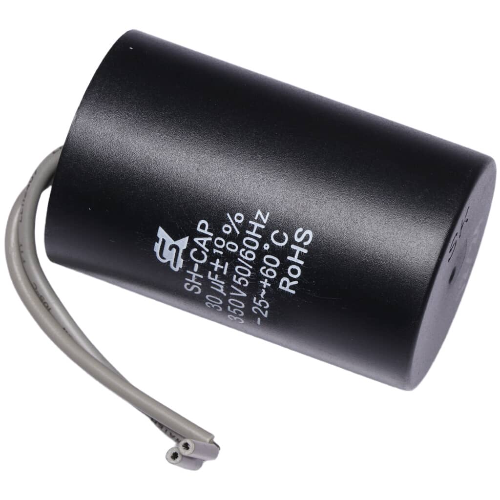 This is a genuine Jet JT9-JWS25X-323RC RUN CAPACITOR 30UF 350VAC 1.5X