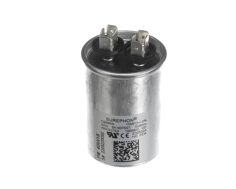 This is a genuine Lennox 46W18 RUN CAPACITOR, 15 MFD, 370V, R