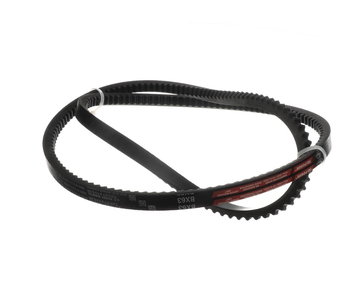 This is a genuine Lennox 97J55 BLOWER V-BELT, BX63, 66 INCH L
