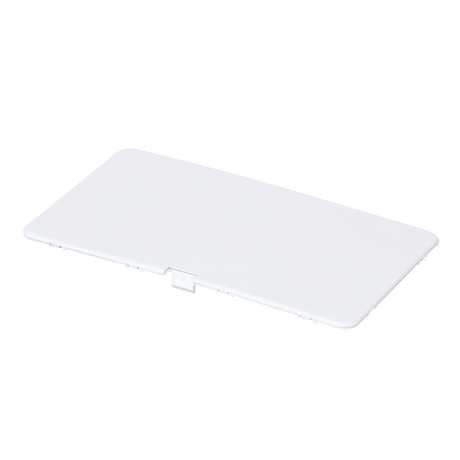 This is a genuine Midea 12138100020333 LINT FILTER DOOR ASSEMBLY