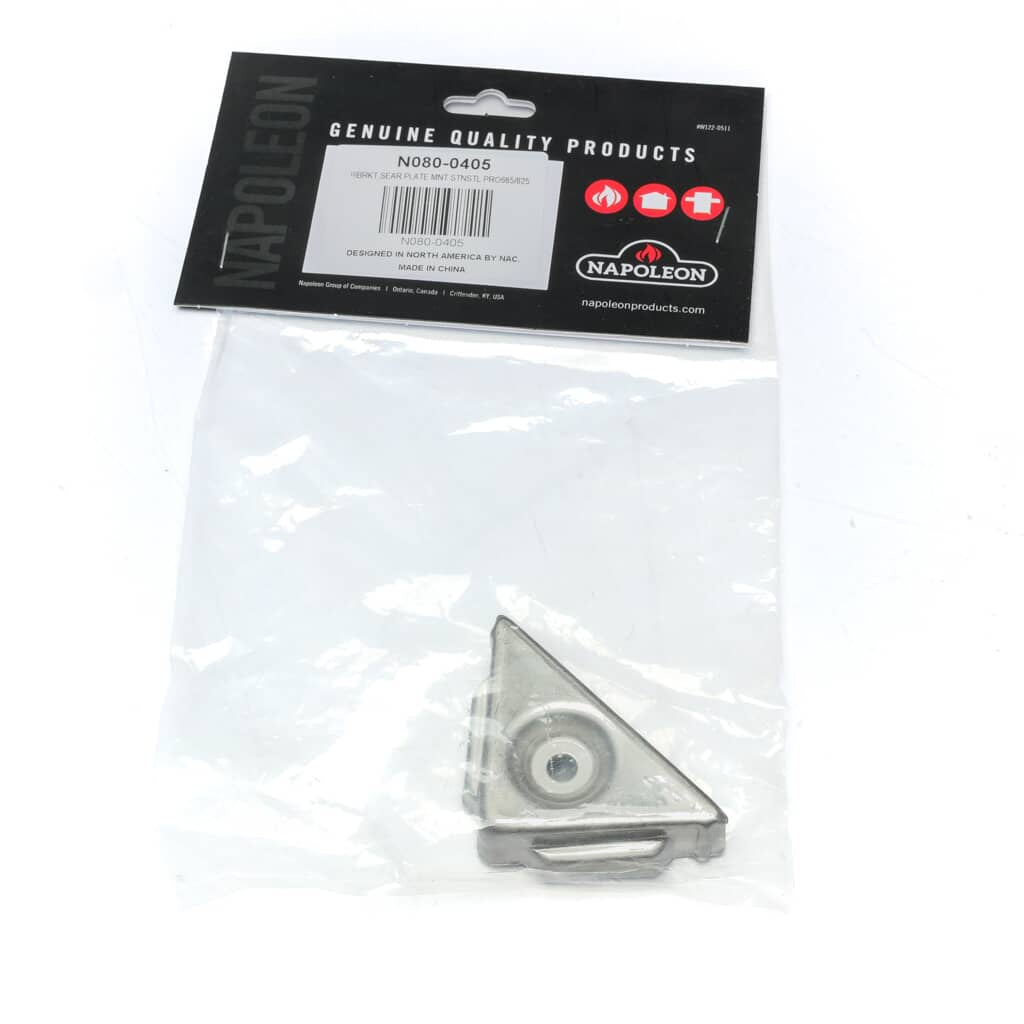 This is a genuine Napoleon N080-0405 BRKT,SEAR PLATE MNT STNSTL PRO