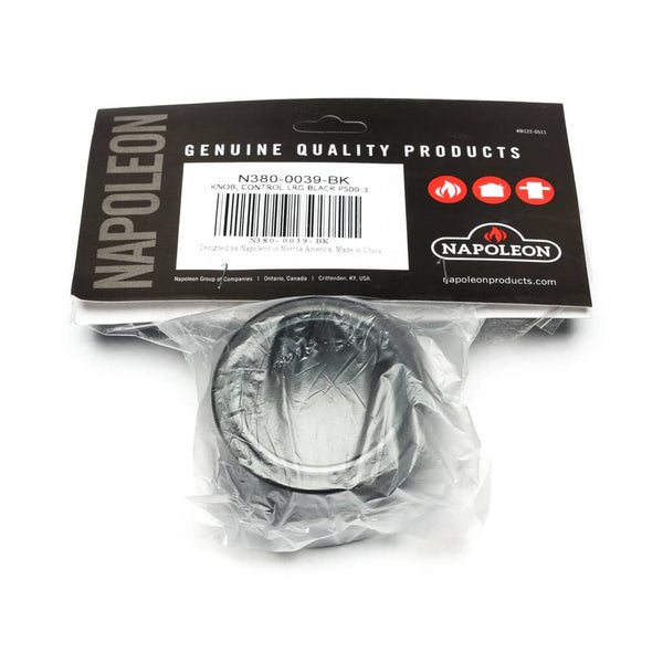 Napoleon N380-0039-BK Knob, Control Lrg Black P500-3