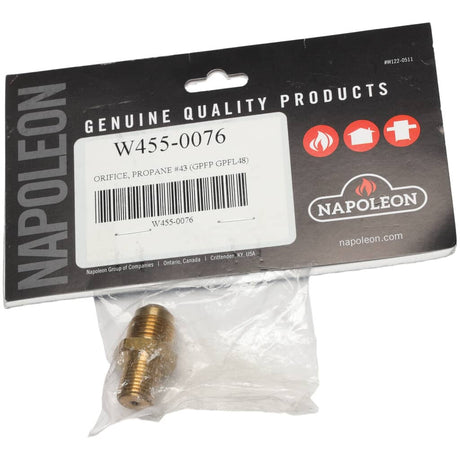 This is a genuine Napoleon W455-0076 PROPANE ORIFICE - #43