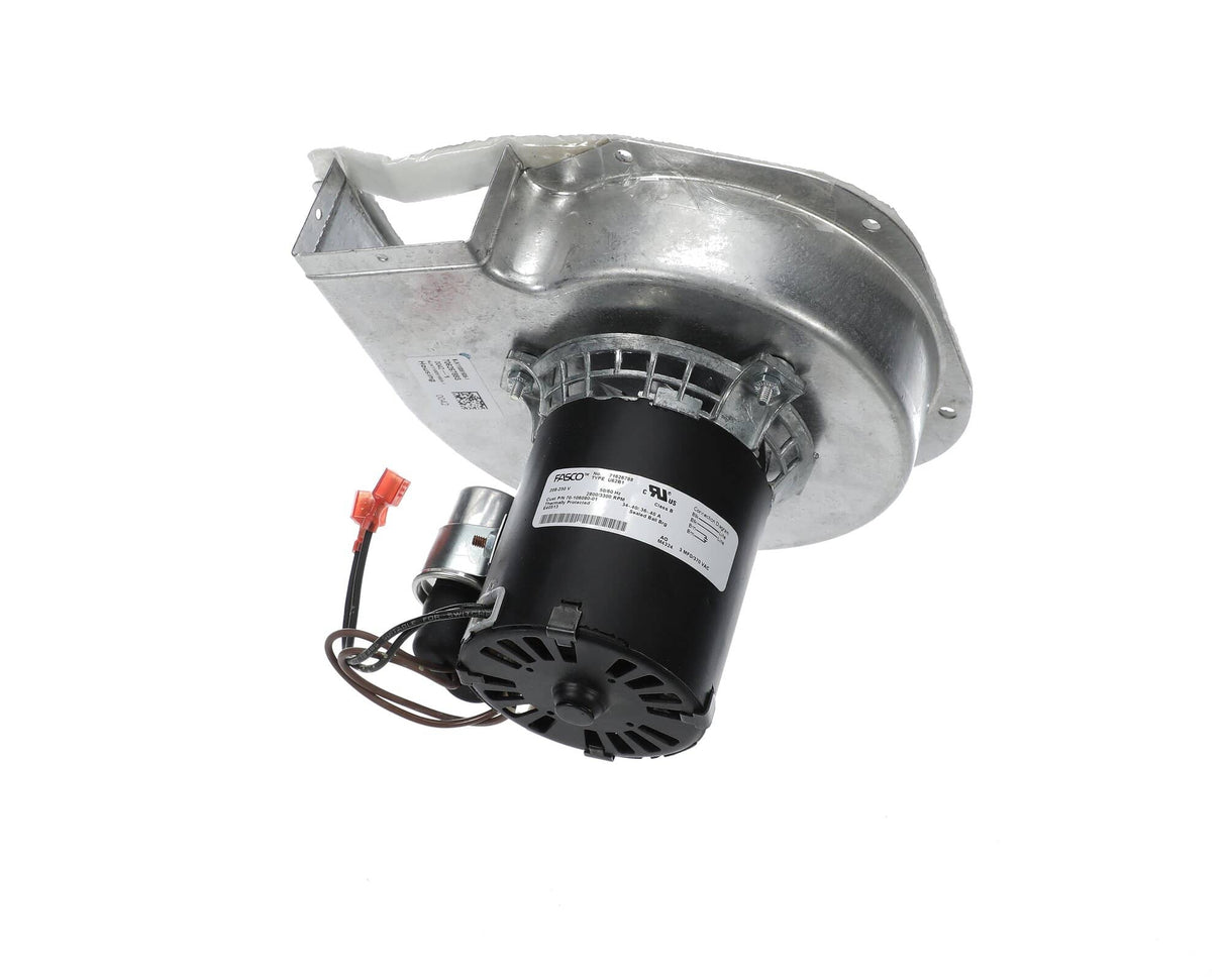 This is a genuine Rheem 70-106080-01 INDUCED DRAFT BLOWER W/GASKET