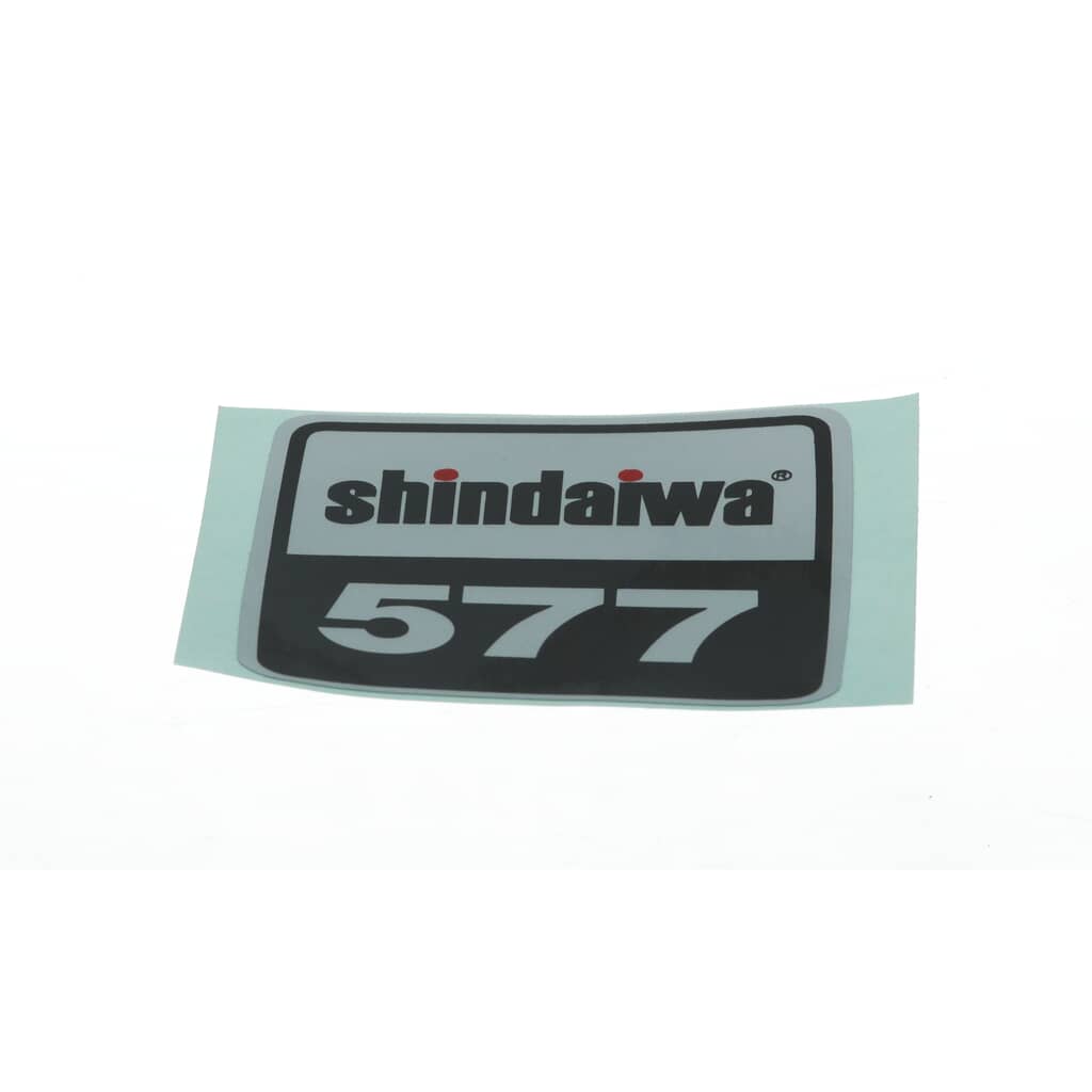This is a genuine Shindaiwa 22175-92180 NAME PLATE