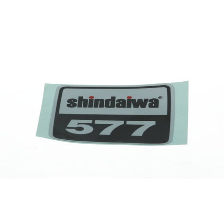 This is a genuine Shindaiwa 22175-92180 NAME PLATE