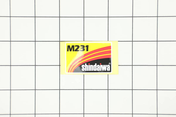 Shindaiwa 65004-91020 LABEL-MODEL