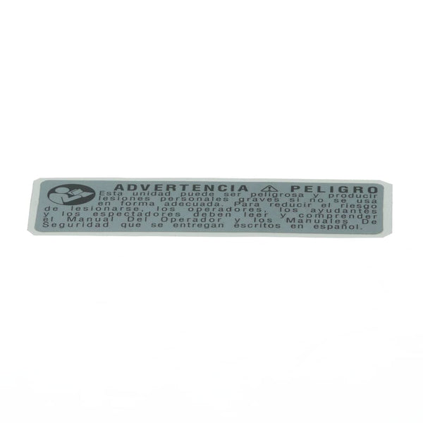 Shindaiwa 89022839131 Label, Caution