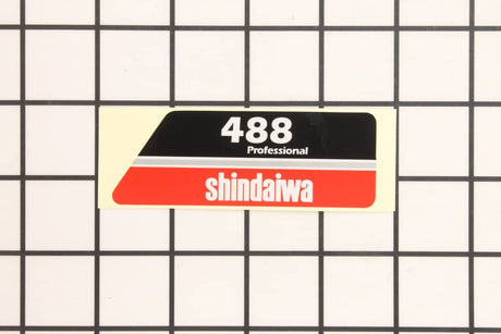 This is a genuine Shindaiwa X504004240 NAME PLATE C