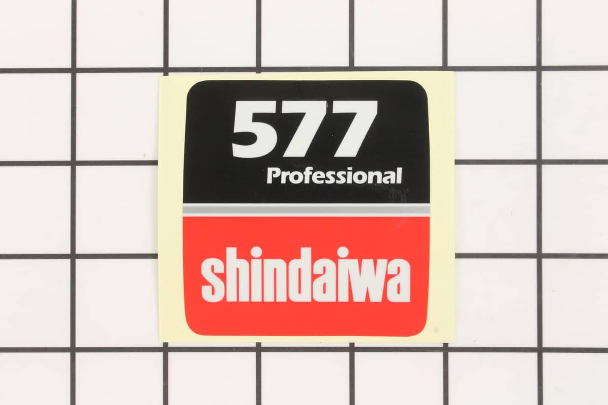This is a genuine Shindaiwa X504004360 NAME PLATE
