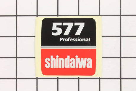This is a genuine Shindaiwa X504004360 NAME PLATE