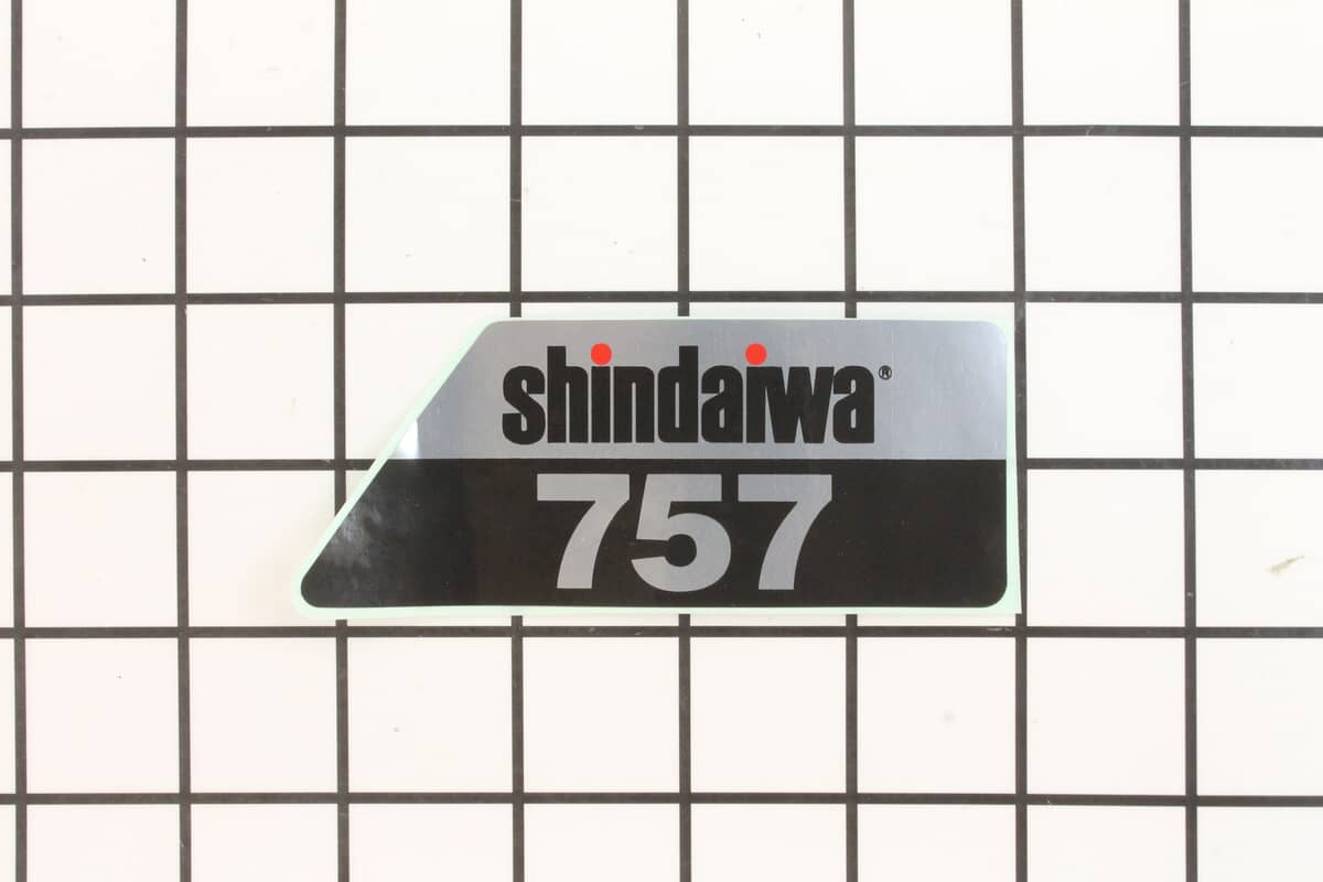 This is a genuine Shindaiwa X504004400 NAME PLATE