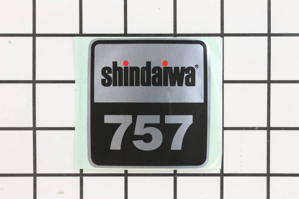 Shindaiwa X504004410 Name Plate