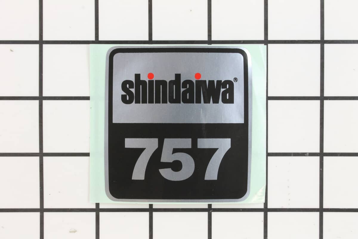 This is a genuine Shindaiwa X504004410 NAME PLATE