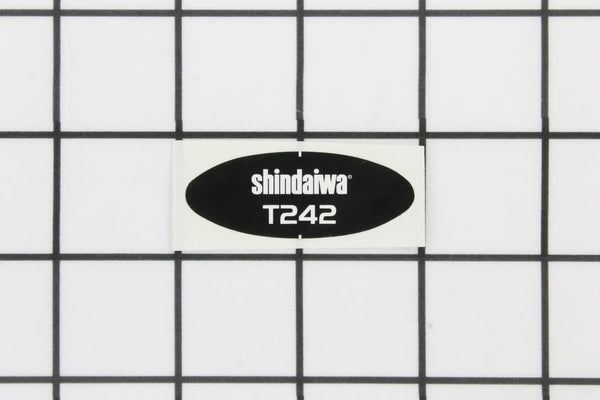 Shindaiwa X504006020 Label, Shindaiwa T242