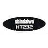 Shindaiwa X504007160 Label - Model -- HT232