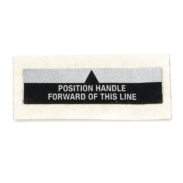 Shindaiwa X505002850 Label, Handle
