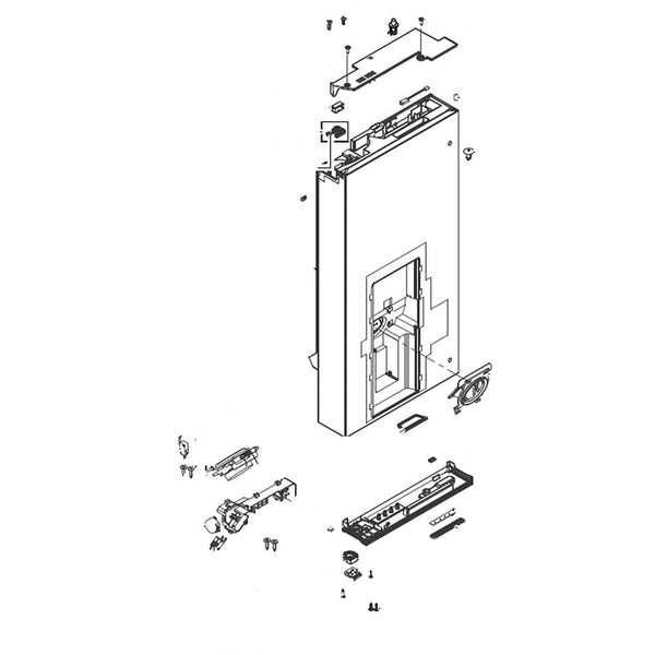 Samsung DA91-04693G Assembly Door FOAM-REF Left