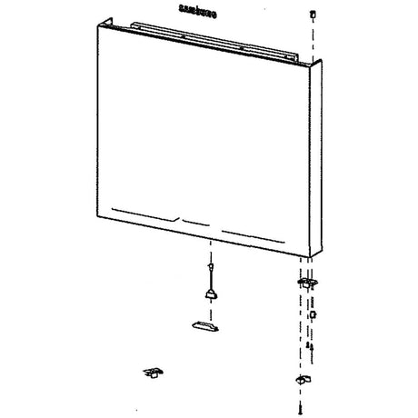 This is a genuine Samsung DA91-04694B ASSEMBLY DOOR FOAM-FRE