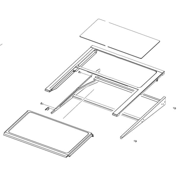 Samsung DA97-20047A Assembly Shelf Quick SPACE;RF9