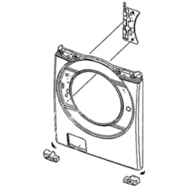 Samsung DC97-21446C Assembly Frame FRONT;WF6000R,M