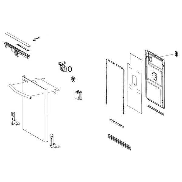 Samsung DD82-01374B A/S ASSY-DOOR