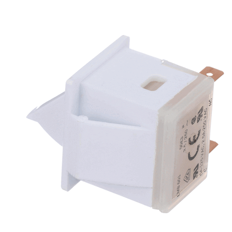 Speed Queen 807384 SWITCH,ROCKER,SILVER,MOM,SPST