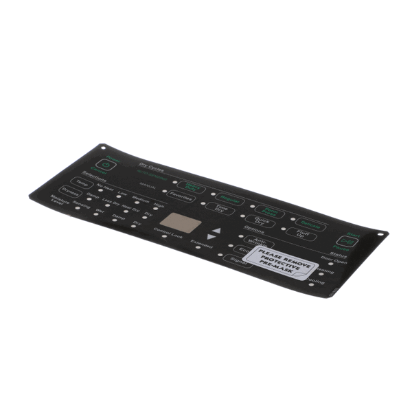 Speed Queen D516225 OVERLAY,CONTROL DRYER RC