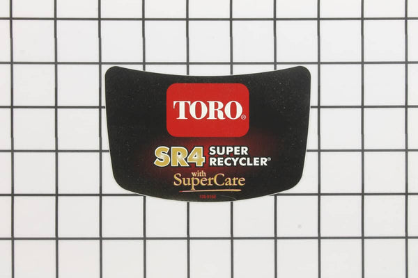 Toro 108-8168 DECAL-SUPERCARE
