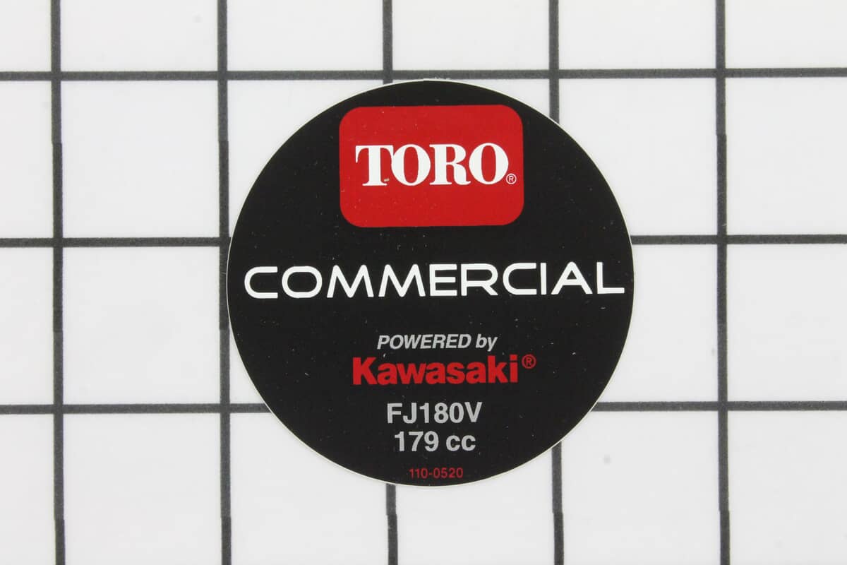 This is a genuine Toro 110-0520 DECAL