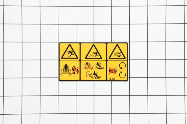 Toro 110-6691 DECAL-DANGER