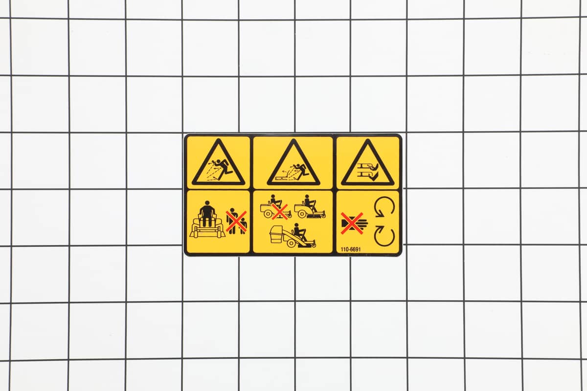 This is a genuine Toro 110-6691 DECAL-DANGER