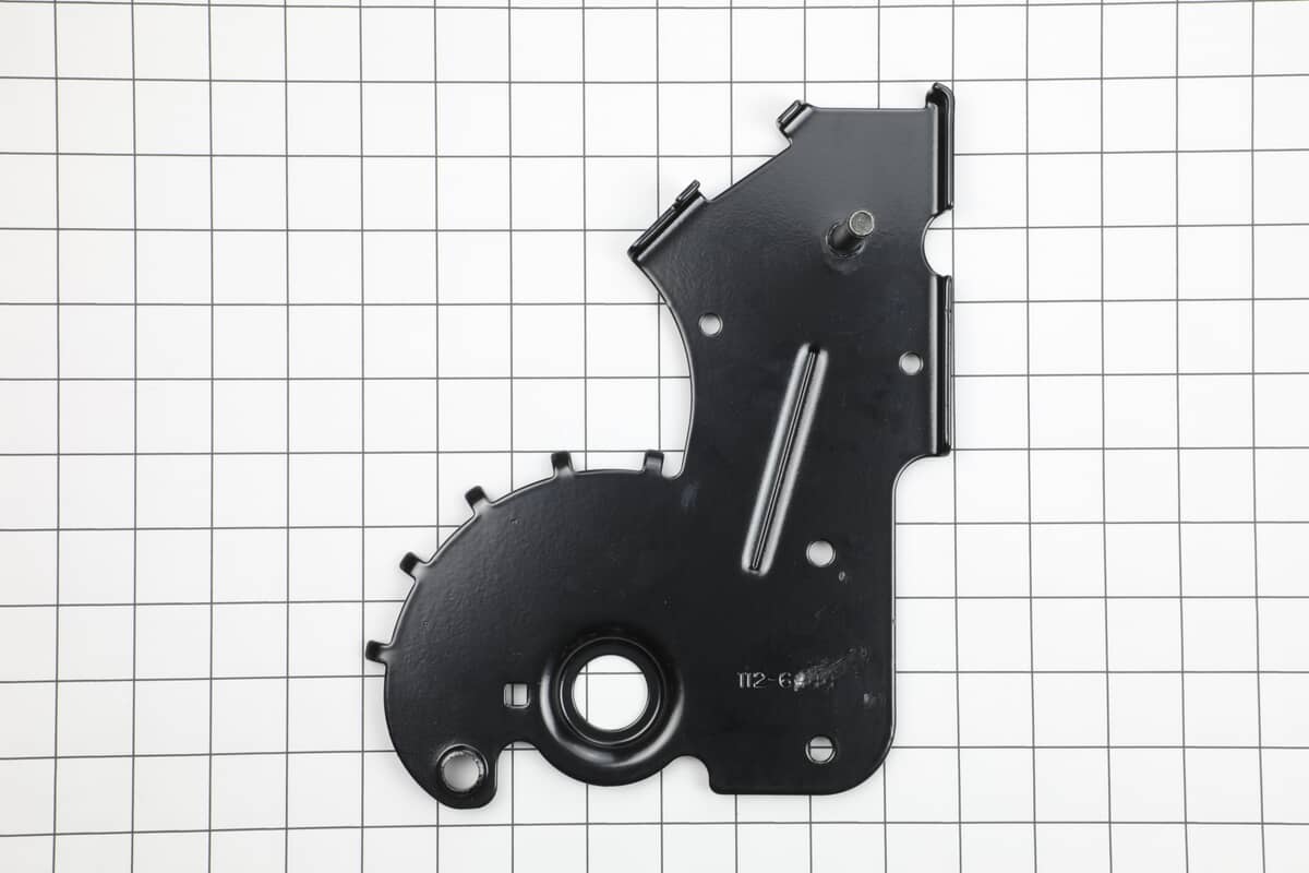 This is a genuine Toro 112-6443 8 INCH LH HOC PLATE ASM