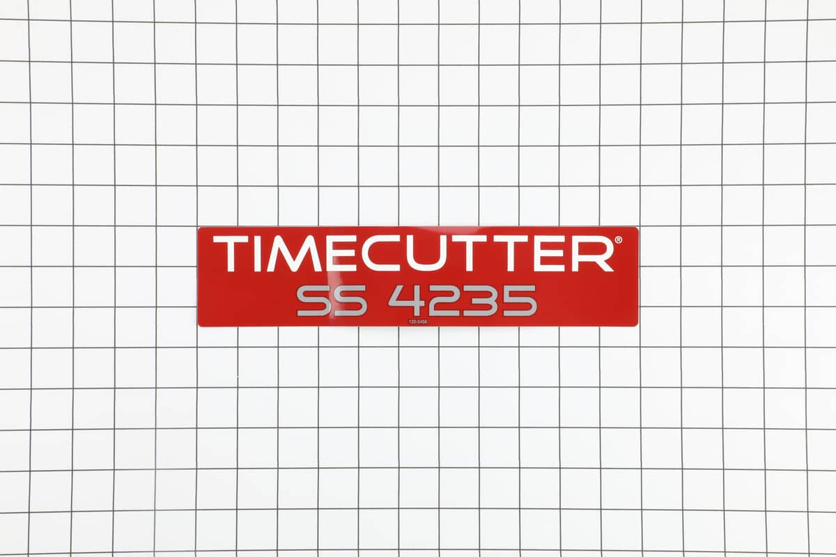 This is a genuine Toro 120-5458 DECAL-TIMECUTTER