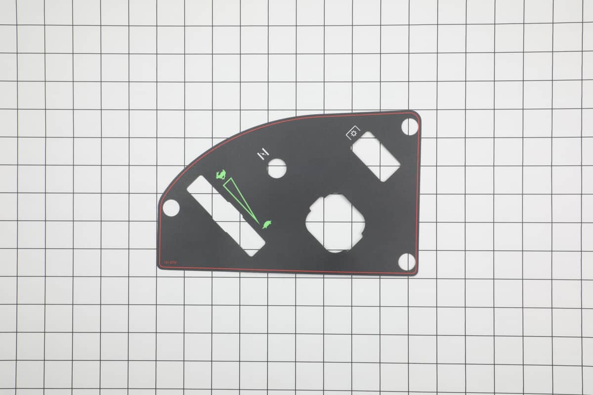 This is a genuine Toro 121-0773 DECAL-PANEL, CONTROL