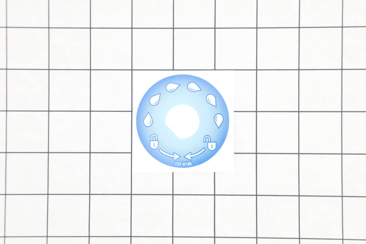 This is a genuine Toro 137-9196 DECAL-QUICK WASH