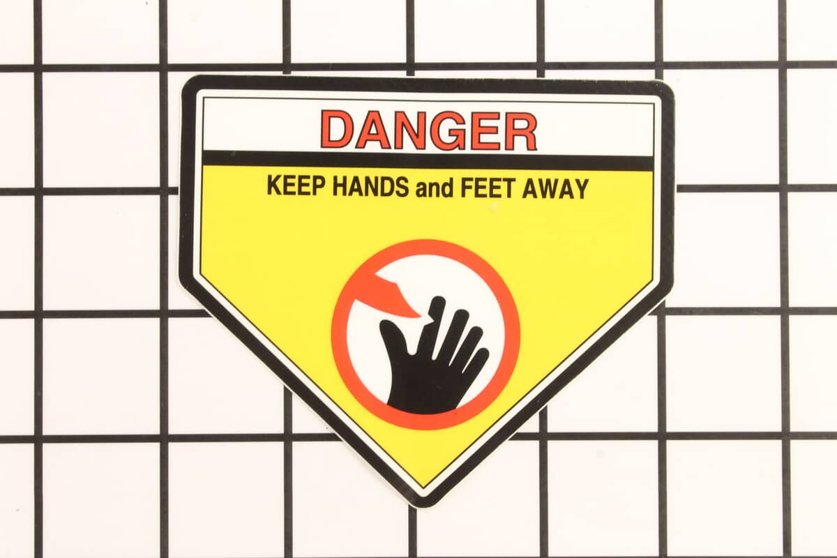 This is a genuine Toro 43-8480 DECAL-DANGER